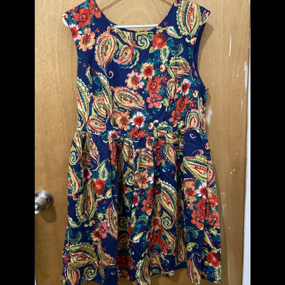 Forever 21 colorful floral dress